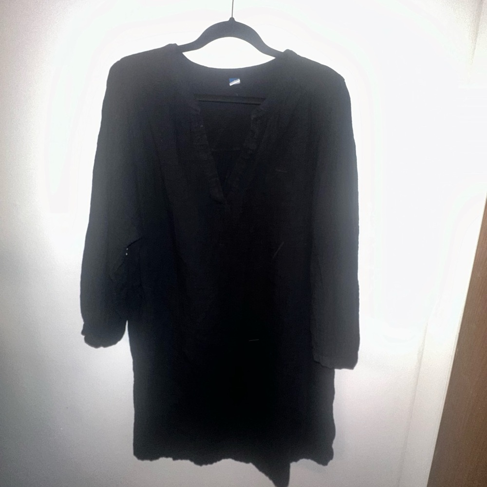Old navy linen dress mini size large